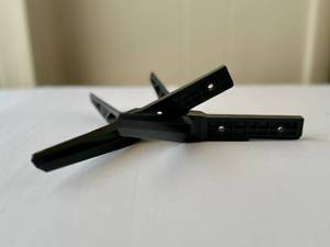 lot 262 image: TV Base Stand Replacement Legs (Legs Only, Screws Missing) - Retail $0