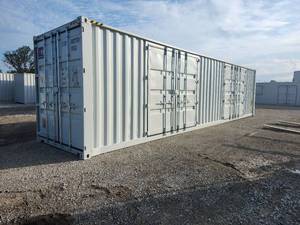 lot 2471 image: One Way Use 40 High Cube Storage Container, 2 Door Opening, End Opening  Wolverine ZTCU4520001