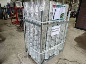 lot 8119 image: KJ 100 ft Hot-Dipped Galvanized Field Fence 20 Rolls (2,000 ft Total)&nbsp