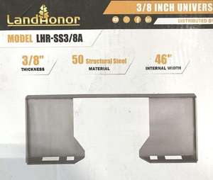 lot 2832 image: Unused Landhonor 38in Universal Mount Plate  LHR-SS38A