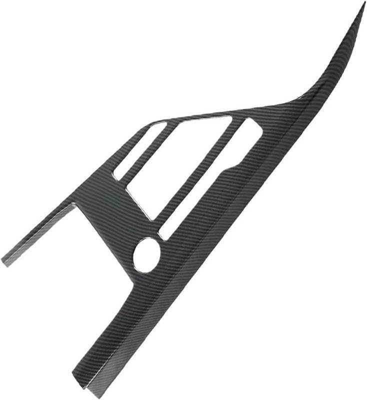 lot 161434 image: Retails for $207 Central Console Gear Shift Panel & Multimedia Frame Sticker Compatible for Kia NIRO 2022 2023 2024 LHD Black Interior Cover Trim(Straight Shifter)