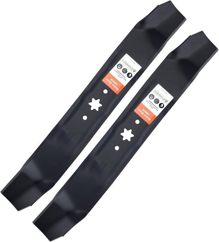 lot 261490 image: Grasscool 942-0610A Mulching Blades for Bolens Cub Cadet Troy Bilt Huskee LT3800 MTD Murray 38 inch Deck Lawn Mower Replace for 742-0610 742-0610A 942-0610 (2 Pack)