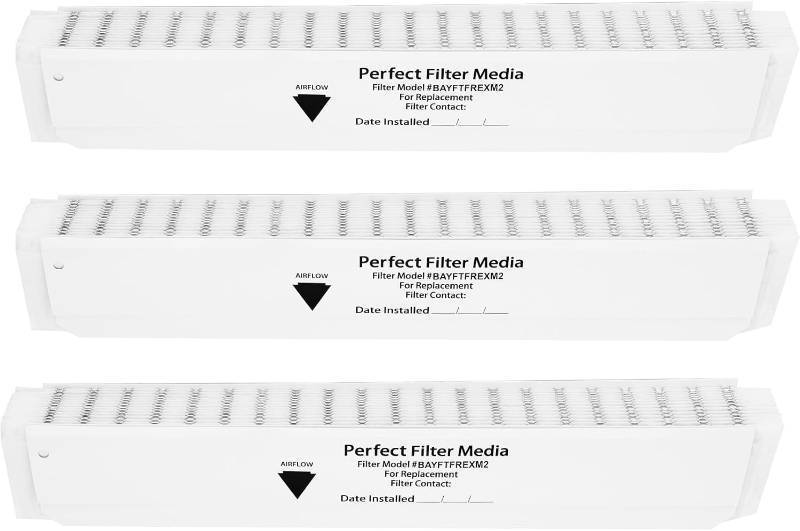 lot 261510 image: 3 Packs,Upgrade BAYFTFREXM2 MERV 13 Perfect Fit 5 Filter Media Compatible with Trane BAYFTFREXM2 FLR06232 Expandable Filter