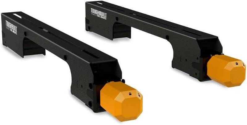 lot 251536 image: ToughBuilt   Universal Tool Mounts, Heavy-Duty Wall and Surface Mounting System, Reinforced Polymer Construction, and Quick-Release Design for Tool Organization in Garage, Shop, or Jobsite (TB-S250)
