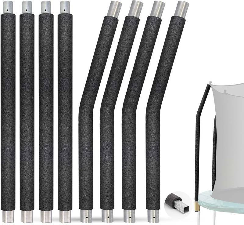 lot 251543 image: Trampoline Poles Replacement for Skywalker Or Jumpzylla,Galvanized Trampoline Enclosure Pole for Skywalker or Jumpzylla,Replace Parts#4201 4202 4135 OR for Jumpzylla 8ft 10ft&12ft 14ft