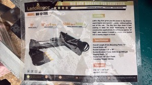 lot 209 image: LandHonor BH-12-72D Big Arm Backhoe F2R Skidsteer Attachment
