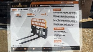 lot 242 image: LandHonor Pallet Fork Attachment Model PF 11 3500G