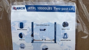 lot 108 image: IRTPL 10000LBS Two-Post Automotive Lift