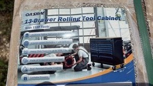 lot 617 image: SHINE 13-Drawer Rolling Tool Cabinet with 1159 Tools