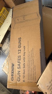 lot 679 image: Unused Onshine  12 Gun Safe with Key Lock