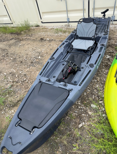lot 811 image: grey Vicking unused Fishing Kayak with Pedal Drive System and Accessories