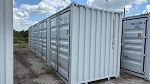 lot 10 image: One Trip 40ft Steel Shipping Container With 4 Side Doors MMPU5001264
