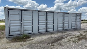 lot 11 image: One Trip 40ft Steel Shipping Container With 4 Side Doors MMPU5002002