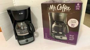 lot 1110 image: Mr. Coffee 12-Cup Drip Coffee Maker with Original Box