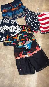 lot 1407 image: Five Pairs of XXL Swim Trunks