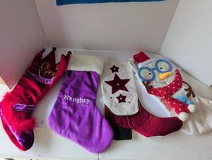 lot 3037 image: Christmas Stocking and big gift bag
