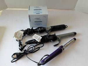 lot 3111 image: Hair Styling Tools Bundle with Curling Irons and Color Serum