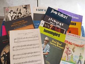 lot 3202 image: Sheet Music.   Paul McCartney, The Monkees and More