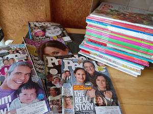 lot 3205 image: Magazines.  HGTV, People, Martha Stewart and More