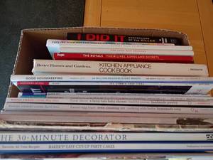 lot 3206 image: Magazines and Books.   Mostly Cooking