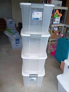 lot 3228 image: Storage Totes.  All the same size