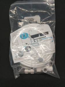 lot 2677 image: Refrigerator Water Line Kit - 14 Ice Maker Installation Kit,14 OD Tubing with Quick Connect Use for Refrigerator IceMaker Fridge Reverse Osmosis RO Systems Water Filters Faucet 25ft - Retail $16