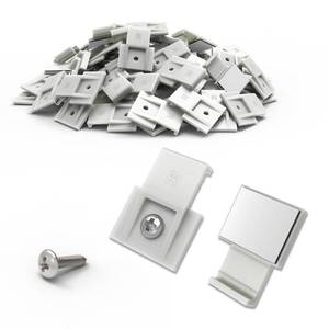 lot 2683 image: GUSUUI Outdoor Lights Screw Clips for Govee Permanent Outdoor Lights 2Pro,Mounting Bracket for Go-vee Extension Cord H705A H705B H705C H705D H705E H705F H706A H706B H706C,150pcs with Screw - Retail $19