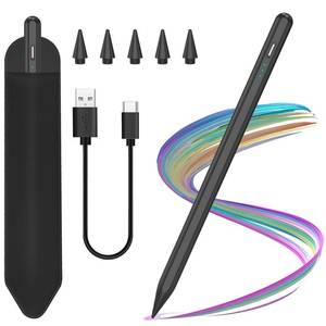 lot 2687 image: Stylus Pen for iPad 2018-2025, USB C Fast Charging Magnetic Pen with Tilt Sensitivity & Palm Rejection, Pencil for IPad a1667891011, iPad Pro 1112.9M4, iPad Air 345M2M3, Black - Retail $8