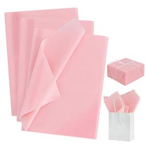 lot 2698 image: BEISHIDA 100 Sheets Pink Tissue Paper Bulk, Wrapping Tissue Paper for Gift Bags, 14 x 20 Inch Gift Wrap for Valentine Birthday Wedding Graduation DIY Crafts Holiday Flowers - Retail $8
