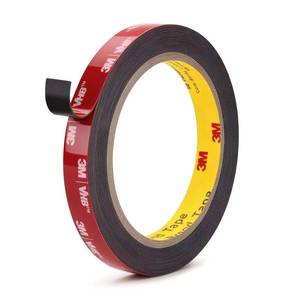 lot 2710 image: Rvhouse 3M Double Sided Tape 0.5 18ft 5925 Black Mounting Tape Heavy Duty Waterproof Foam Tape Strong Adhesive for RV LED Strip Light Dacor - Retail $9