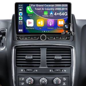 4+64G 5GWifi Upgrade Android Radio for Dodge Grand Caravan 2008-2020, Chrysler Town & Country 2008-2016, 9inch Touch Screen Stereo Replacement Wireless Carplay Android Auto Backup Camera GPS FM DSP - Retail: $256