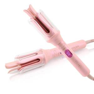 lot 2719 image: AraSyleon Automatic Curling Iron, Hair Curler for Kids &amp Beginners, Safe Rotation Easy to Use, 12 Temp Settings (210-410°F), 3 Smart Timer, Ceramic Negative Ion Hair Iron, Dual Voltage - Retail $33