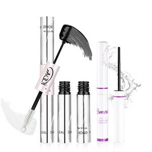 lot 2750 image: GAQQI Lash Bond and Seal  Remover 3 in 1 Set, 10ml Lash Cluster Glue Waterproof for Eyelash Clusters, 5ml Eyelash Remover Gentle Formula, Strong Hold for 72H - Retail $18