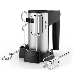lot 2759 image: Electric Hand Mixer, Kitchen Handheld Mixer, Turbo BoostSelf-Control Speed  5 Speed  Eject Button  Stainless Steel Hand Beaters2 & Dough Hooks2, Small Mixer for CreamCookiesDough - Retail $50