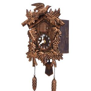 lot 2787 image: Lc Love_Call Cuckoo Clock Alarm Swinging Wall Clock Resin Bird Wall Clock for Home Decor - Retail $49