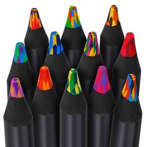 lot 2825 image: KUCHEY Art Supplies Teen Girl Boys Gifts Trendy Stuff, 12 Colored Rainbow Pencils, Stocking Stuffers for Kids, Birthday Party Favors Arts and Crafts 5-12 Year Old - Retail $9