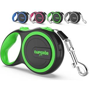 lot 2841 image: Emperor Pets 26 ft Retractable Dog Leash Large Dogs - Up to 110lbs, Heavy Duty Leash Retractable 26 ft, Dog Leashes for Large Breed Dogs -GN26 - Retail $24