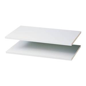 lot 1053 image: Easy Track 24 in. W X 14 in. D White Wood Shelf