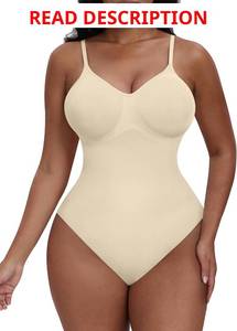 lot 1190 image: MIRITY Ultimate Comfort Tummy Control Shapewear Bodysuit - Seamless Slimming Thong Body Shaper. Size 3XL4XL Black in color.