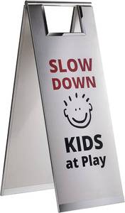 lot 1281 image: Kids at Play Safety Sign, Stainless Steel by Jolli Designs