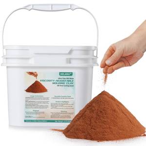 lot 24830 image: 7 lbs Premium Ultra-Fine 400 Mesh Oil-Free Casting Sand for Metal Jewelry Crafting - Exceptional Foundry Sand for Detailed Replicas in Silver, Copper, Bronze, and More - Retail $33
