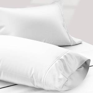 lot 24852 image: TEXAS LINEN CO. 100% Egyptian Cotton Pillow Cases StandardQueen Size Set of 2 - Luxury 1200 Series Star Sleepin Collection Pillow Cases (White), Soft Cotton Pillowcases Fits Standard & Queen Pillows - Retail $28