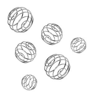 lot 24875 image: Shaker Balls, 4PCS 304 Stainless Steel Mixing Balls for Protein Shakes Formula, Blending Balls for Mixer Bottles - Retail $7