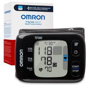 lot 24876 image: OMRON 7 Series Wireless Wrist Blood Pressure Monitor for Home Use - #1 Doctor & Pharmacist Recommended Brand - Clinically Validated - Connect App - Retail $67