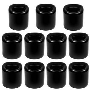 lot 24909 image: Black Spell Candle Holders 10 PCS, KSWING 12 Inch Diameter Ceramic Chime Ritual Candlestick Holders, Great for Casting Meditation Rituals Prayer Birthdays Altar Vigil Witchcraft Wiccan Supplies