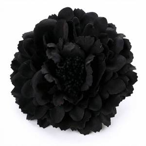 lot 29164 image: Hiiooweiyi Womens Bohemian Peony Hair Clip, Romantic Hair Clip, Flower Brooch, Travel Party Festival Pin, Dancer Pin Flower Brooch for Dancers, Wedding, Festival, Party Hair Accessories - Black - Retail $5
