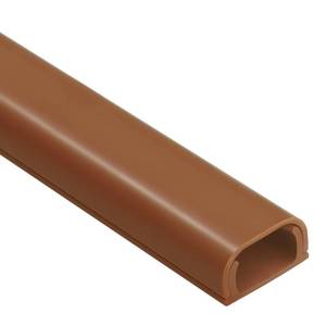 lot 29167 image: ZhiYo Wire Covers for 2 Cords, Wire Hider on Wall Mounted, Cord Cover Kit, Cable Cover Paintable, Cable Concealer for Extension Cord, Ethernet Cable, Speaker Wire Hider, Brown W0.7in H0.4in - Retail $16