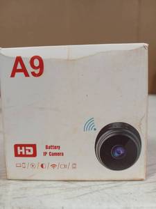 lot 29177 image: A9 HD Battery Powered Mini IP Camera with WiFi - Retail $15