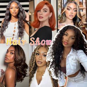 lot 29210 image: 16 18 20Inch Straight Bundles Human Hair Brazilian Virgin Hair for Black Women 12A Wet and Wavy 3 Bundles Orange Human Hair Weave (Ginger #350) - Retail $52