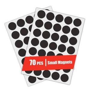 lot 29221 image: HOUSE AGAIN Round Magnets with Adhesive Backing, Adhesive Magnets for Crafts, Small Sticky Magnetic Dots for DIY Projects, Hanging & Organizing Light Objects, 100 Pcs 20x2mm